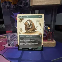 Magic: The Gathering Badgermole Cub borderless non-holo Rare Avatar 0326 - Image 1