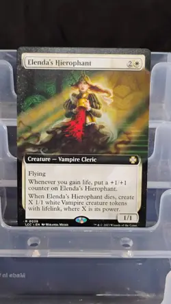 Magic: The Gathering Elenda's Hierophant Rare White Creature Extended Art Comma… - Image 1