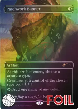 Patchwork Banner - Secret Lair Fallout - 2466 - NM Foil - Image 1