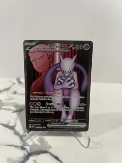 Team Rocket’s Mewtwo Ex - Pokemon Destined Rivals - 213/182 - Near Mint - Image 1