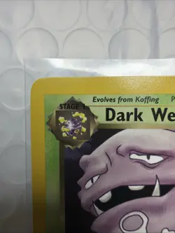 Pokemon Dark Weezing 31/82 Team Rocket Rare Non Holo NM - Image 2