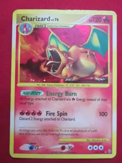 Pokemon Charizard 103/100 Stormfront Holo LP Secret Rare - Image 1
