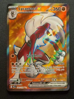 Pokemon Lycanroc ex 241/193 Sv02: Paldea Evolved Holo - Image 1