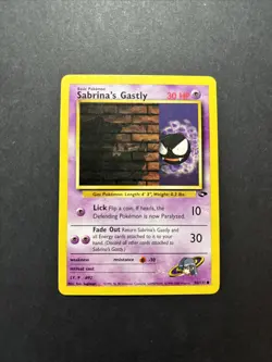 Sabrina's Gastly 96/132 Gym Challenge Regular Unlimited Pokemon WOTC NM - Image 1