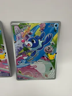 2026 Pokemon First Partners 30th Anniversary Gen 7 Rowlet Popplio Litten x3 IR’s - Image 2