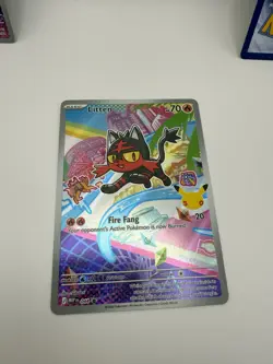 2026 Pokemon First Partners 30th Anniversary Gen 7 Rowlet Popplio Litten x3 IR’s - Image 4