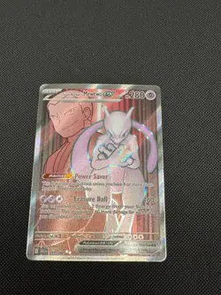 Pokemon TCG Team Rockets Mewtwo EX 213/182 Ultra Rare Destined Rivals - Image 1
