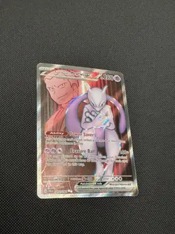 Pokemon TCG Team Rockets Mewtwo EX 213/182 Ultra Rare Destined Rivals - Image 3