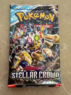 Pokemon TCG - Stellar Crown - S&V Scarlet and Violet - Booster Pack [Sealed] - Image 1