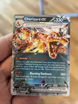 Pokemon TCG Charizard ex 125/197 Obsidian Flames Ultra Rare Holo NM - Image 1