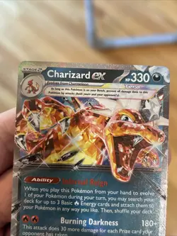 Pokemon TCG Charizard ex 125/197 Obsidian Flames Ultra Rare Holo NM - Image 2