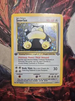 Snorlax 11/64 1st Edition Jungle Holo Rare MP Vintage WOTC - Pokemon TCG - Image 1