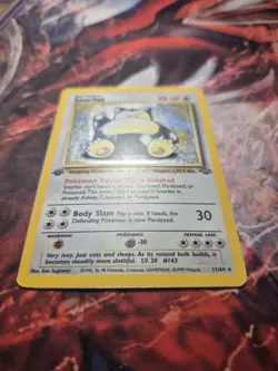 Snorlax 11/64 1st Edition Jungle Holo Rare MP Vintage WOTC - Pokemon TCG - Image 3