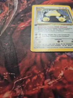 Snorlax 11/64 1st Edition Jungle Holo Rare MP Vintage WOTC - Pokemon TCG - Image 4