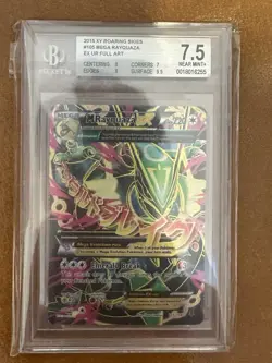M Rayquaza EX 105/108 BGS 7.5 Pokemon Roaring Skies 2015 NM+ - Image 1