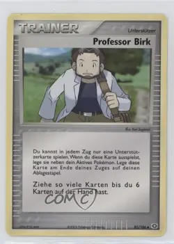 Professor Birch German Pokemon EX Emerald #82 2005 - Image 1