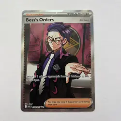 Boss’s Orders 256/217 Ultra Rare Full Art Pokemon TCG Ascended Heroes - Image 1