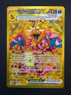 Charizard ex 228/197 Pokemon Obsidian Flames Hyper Rare Near Mint 2023 - Image 1