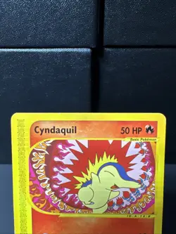 Pokemon Cyndaquil Expedition Base Set 105/165, Regular MP Condition - Image 3