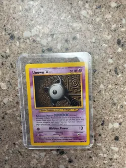 Pokemon TCG Unown x 30/105 Neo Destiny Unlimited Rare 2002 LP UNGRADED - Image 1