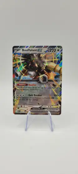 Pokemon TCG: Bouffalant ex 077/086 Double Rare - White Flare -NM - Image 1