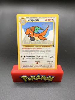 Dragonite #5 Black Star Promo 1999 Pokemon The First Movie Stamped MP/HP - Image 1