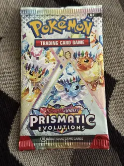 Pokemon Prismatic Evolutions Single Booster Pack - Image 1