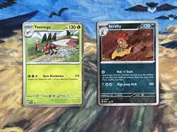 Pokemon TCG: Scarlet & Violet Promos - SVP187 (Yanmega) & SVP188 (Scrafty) - Image 1