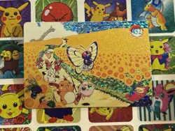 Pokemon Charizard Vintage Pocket Monsters Vending HOLO Prism Sticker 99 Nintendo - Image 2