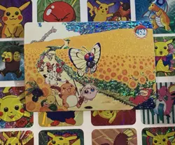 Pokemon Charizard Vintage Pocket Monsters Vending HOLO Prism Sticker 99 Nintendo - Image 3