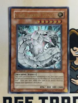 SOI-EN006 Cyber Barrier Dragon Ultimate Rare 1st Edition YuGiOh! LP - Image 2