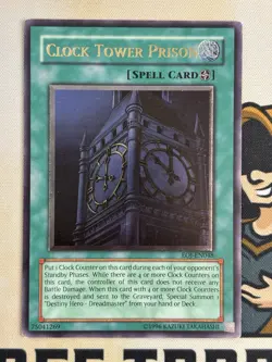 Clock Tower Prison Ultimate Rare EOJ-EN048 Unlimited YuGiOh! LP EURO - Image 3