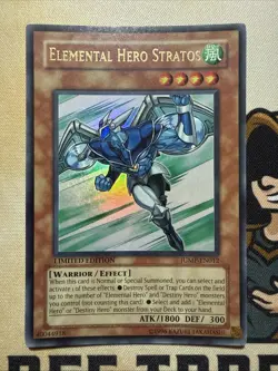 Elemental Hero Stratos - Ultra Rare - JUMP-EN012 Limited Edition Yugioh LP - Image 2
