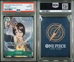 2025 One Piece TCG Tashigi PSA 10 Alternate Art #031 OP12 Legacy of the Master - Image 1