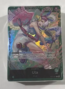 One Piece Starter Deck ST-16 Uta Green Deck Only Sealed English - 8 Decks total - Image 1