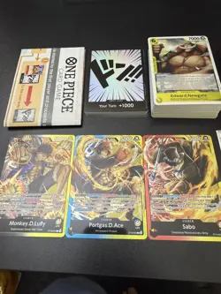 One Piece Card The Three Brothers Starter Deck ST 13 - no bonus pack with 5 alts - Image 1