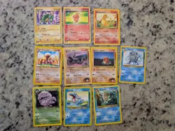 Vintage Pokemon Card Lot – WOTC / e-Reader / Team Rocket – Charmander, Totodile - Image 1