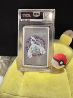 2000 POKEMON SILVER VERSION PLAYING CARDS 3 OF SPADES #058 GROWLITHE PSA 10 - Image 4