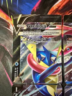 Pokemon TCG Greninja V-UNION SET OF 4 Promo Cards - Image 2