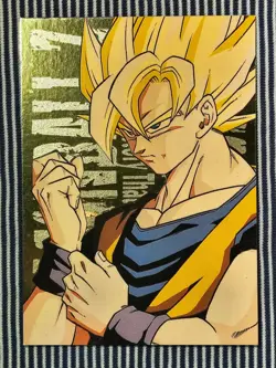 Super Saiyan Goku Gold Foil G1 Funimation 1999 Dragon Ball Z DBZ Card - Image 1