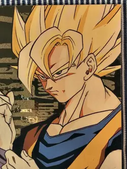 Super Saiyan Goku Gold Foil G1 Funimation 1999 Dragon Ball Z DBZ Card - Image 2