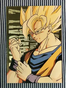 Super Saiyan Goku Gold Foil G1 Funimation 1999 Dragon Ball Z DBZ Card - Image 3