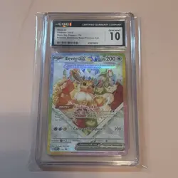 Pokemon Eevee ex CGC 10 Black Star Promo 174 Scarlet & Violet Holo EX Card - Image 1