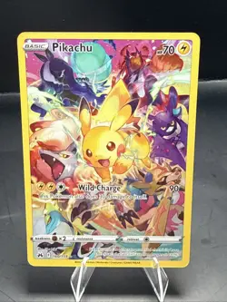 Pokemon TCG Pikachu 160/159 Crown Zenith Secret Rare Full Art Holo Card B - Image 1