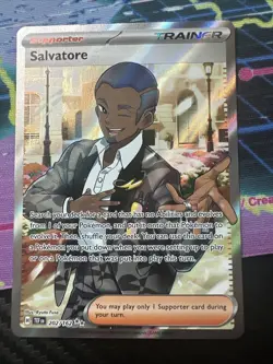 Salvatore 202/162 Scarlet Violet Temporal Forces Ultra Rare Card - Image 1