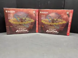 Magic the Gathering Avatar The Last Airbender Omega Collector Booster Lot of 2 - Image 1