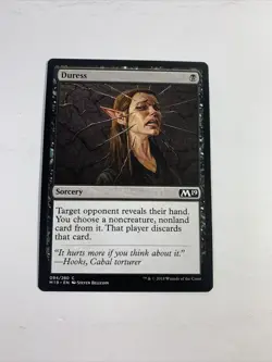 Magic the Gathering MTG Duress (94) Core Set 2019 - Image 1