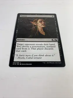 Magic the Gathering MTG Duress (94) Core Set 2019 - Image 2