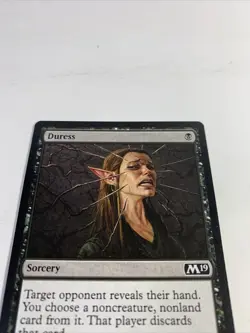 Magic the Gathering MTG Duress (94) Core Set 2019 - Image 4