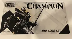 Magic The Gathering: Core 2015: Game Day Playmat Pre-Owned MTG - Champion - Image 1